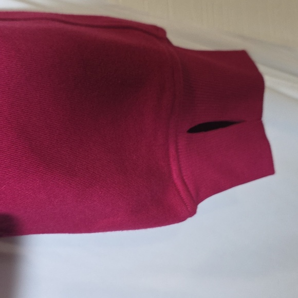 Crz Yoga Fleece Lined Half Zip Hoodies with Thumb Holes - Picture 5 of 7